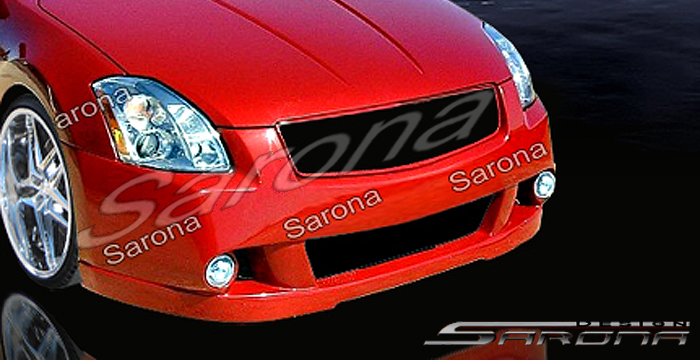 Custom Nissan Maxima  Sedan Front Bumper (2004 - 2006) - $650.00 (Part #NS-040-FB)